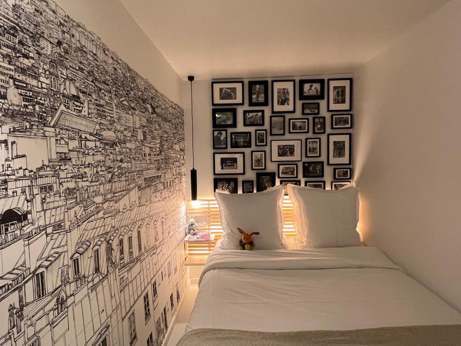 Appartement Design Quartier Montmartre-Sacre-Coeur! Paris Xviiie Eksteriør bilde